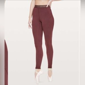 Lululemon Principal Dancer Golden Lining Leggings- Like New